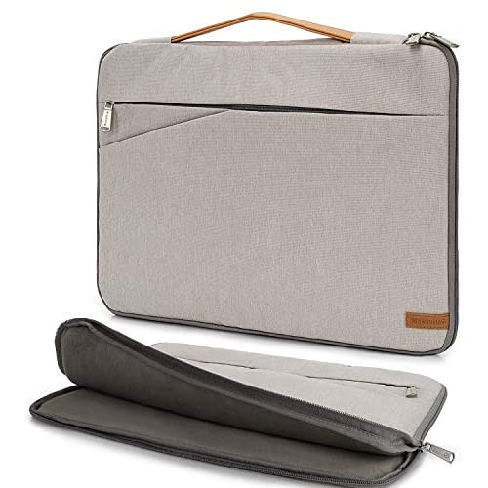 노트북 파우치 KINGSLONG 17 Inch Laptop Sleeve Case Bag Water Resistant Compatible with Acer Aspire/Predator Toshiba Dell Inspiron ASUS P-Series HP Pavi, Size = 13 inch | Color = Gray 