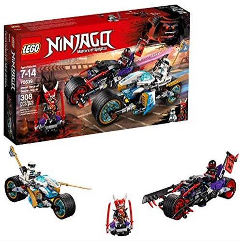 LEGO Ninjago Street Race of Snake Jaguar 70639 Building Kit (308 Piece), 본품선택 