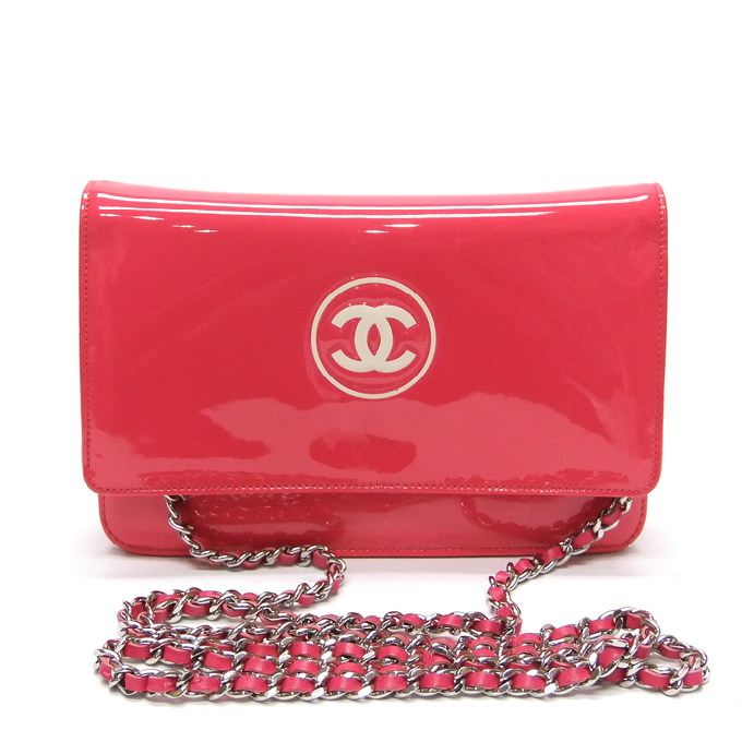 [뉴욕명품] Chanel(샤넬) 가방 WOC 페이던트 화이트 로고 체인 크로스백(17번대) 