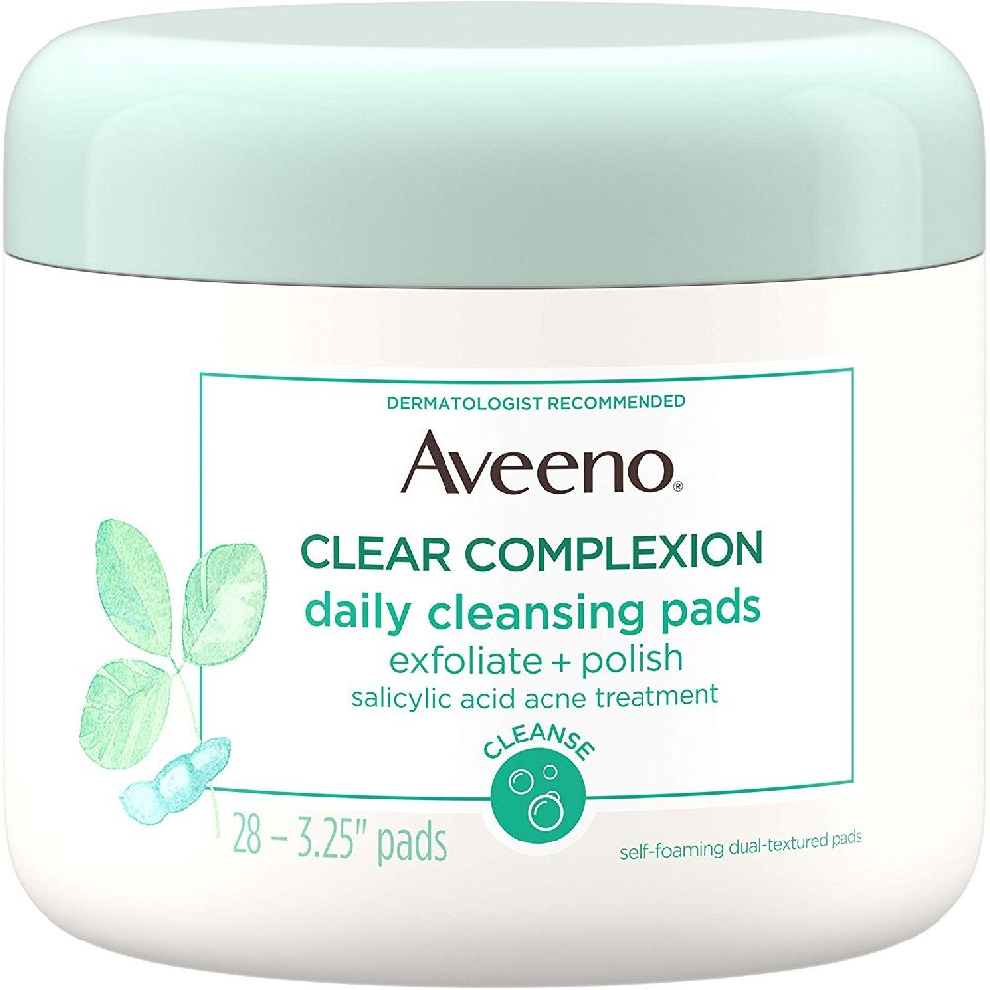 Aveeno Daily Facial Cleansing Pads 아비노 데일리 페이셜 클렌징 패드 살리실산 28 개, 상세페이지참조, 상세페이지참조 