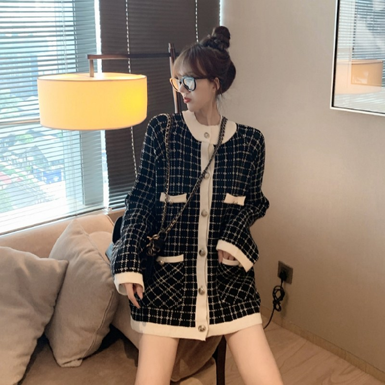 칠나무 여성 소향풍 코트 정장 캐주얼 트위드 자켓 6 