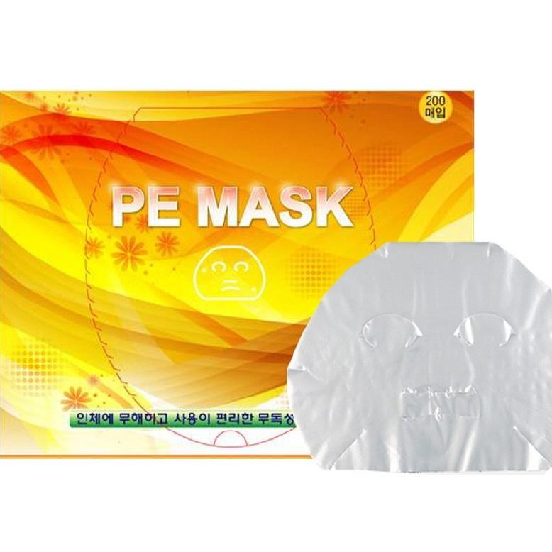 샤르멧 PE마스크 일회용 마스크 흡수 시트 병원 피부샵 홈케어 전용 화장품 비닐 필름, 30박스 