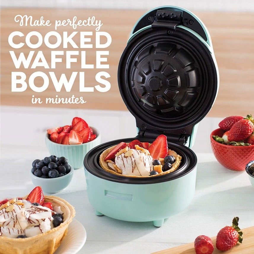 DASH waffle bowl maker 대쉬 와플볼 메이커 와플 누룽지 기계, 03500 