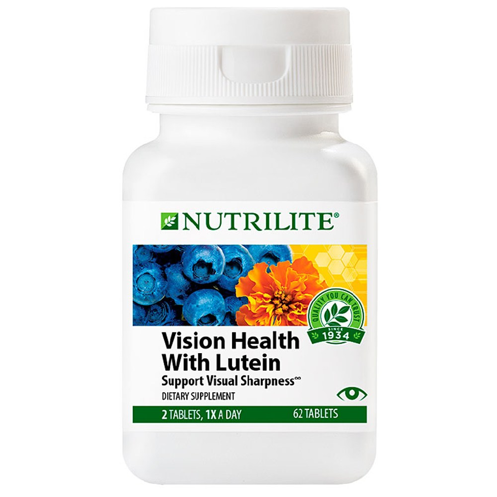 암웨이 뉴트리라이트 비젼 헬스 위드 루테인 62정 NUTRILITE Vision Health with Lutein 62T, 1개 