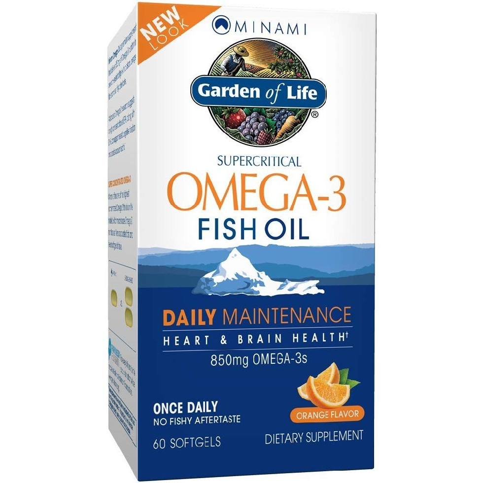 가든오브라이프 Omega 3 EPA DHA Fish Oil 60소프트젤, 1개 