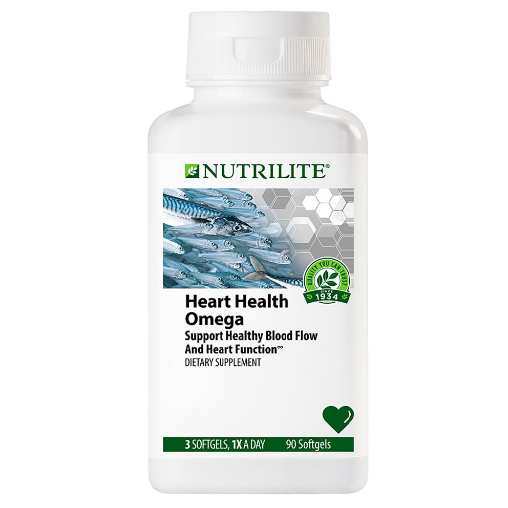 암웨이 뉴트리라이트 오메가 오션 에센셜스 90정 NUTRILITE OCEAN ESSENTIALS Heart Health - 90 softgels, 1개 