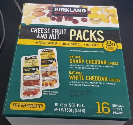 코스트코 커클랜드 치즈 후르츠 앤 넛 팩 KIRKLAND CHEESE FRUIT AND NUT PACKS 맥주 안주