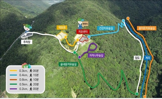 제천 치유의 숲 이미지