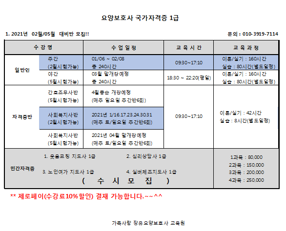 가족사랑요양보호사교육원 이미지
