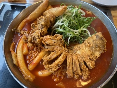 떡볶이&감자튀김 이미지