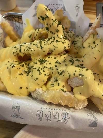 떡볶이&감자튀김 이미지