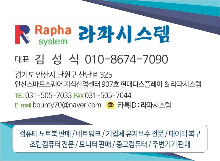 라파시스템 이미지
