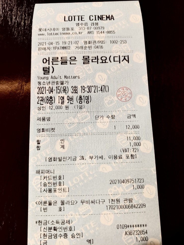 롯데시네마 영등포 2관 이미지