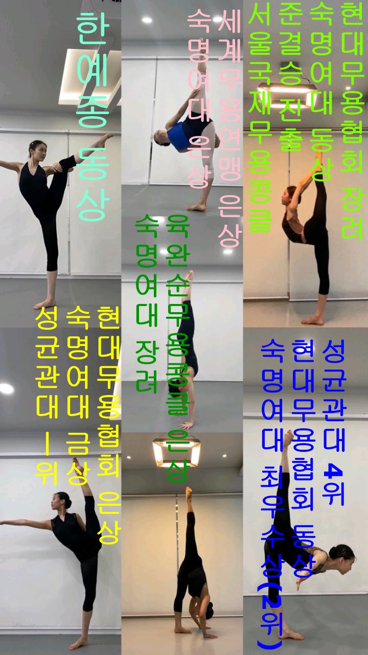 송도예원현대무용학원 이미지