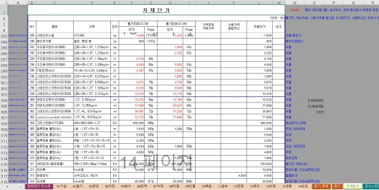 2021년 하반기 실내건축 인테리어 일위대가 엑셀파일 영구사용 재료비有 네이버 블로그