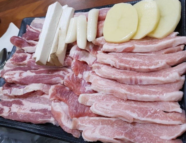 삼겹살묵자 이미지