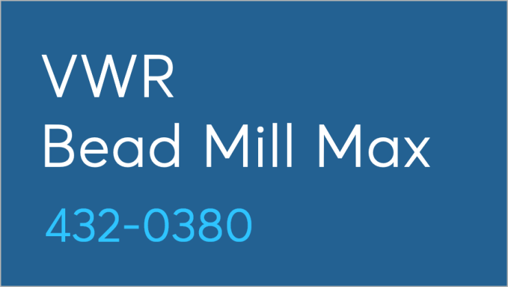VWR Bead Mill Max (VWR 균질기) : 네이버 블로그