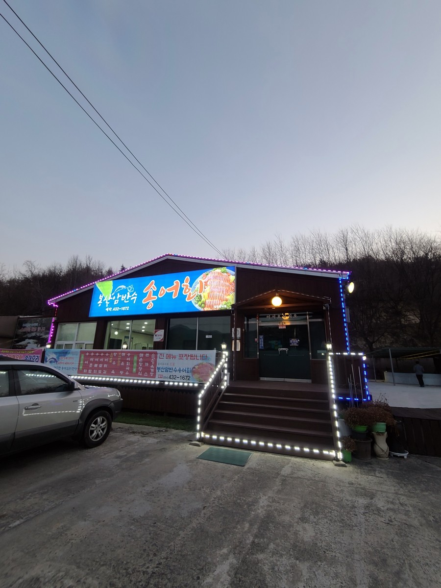 봉산암반수송어회 이미지
