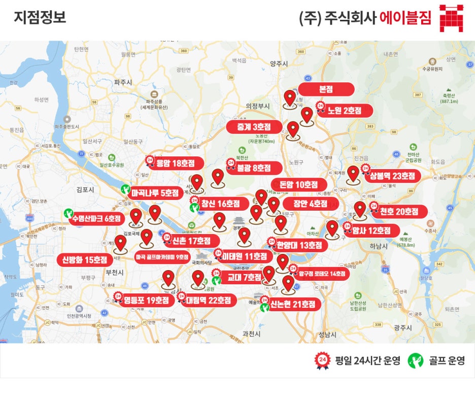 에이블짐창신역점 이미지