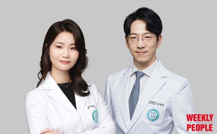 위클리피플 인터뷰 표지사진, 김경록·김난희 더채움치과 대표원장
