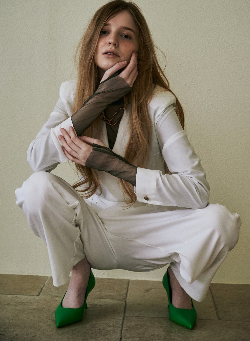 Tailored Two Button Blouse_White 네이버 블로그