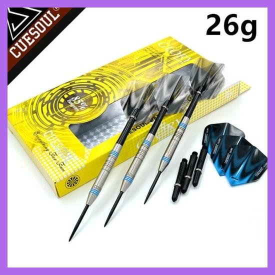 CUESOUL 24 26 28g Professional 85 Tungsten Steel Tip Darts 145mm With ...