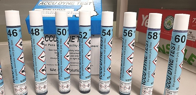Accu Dyne Test Marker Pens 30 ~ 60 Dyne/㎝ / 표면장력측정시약 / 표면장력시험 / 다인펜 ...