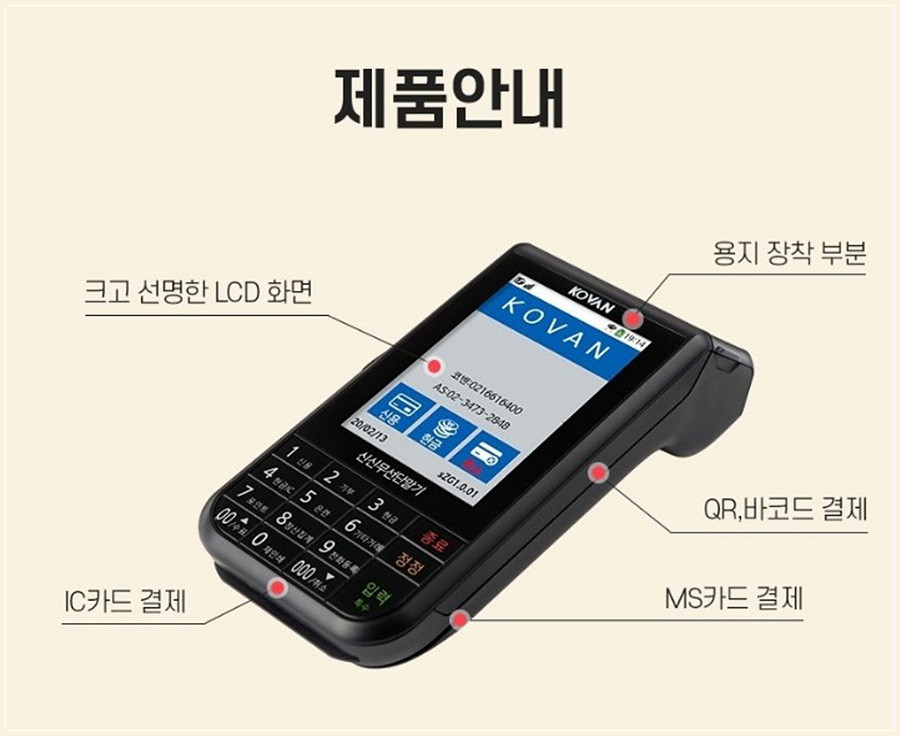 휴대용 카드리더기 이동식카드단말기 쉽고 간편한 사용법! : 네이버 블로그
