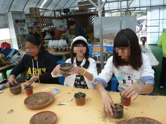 다육식물체험장 이미지