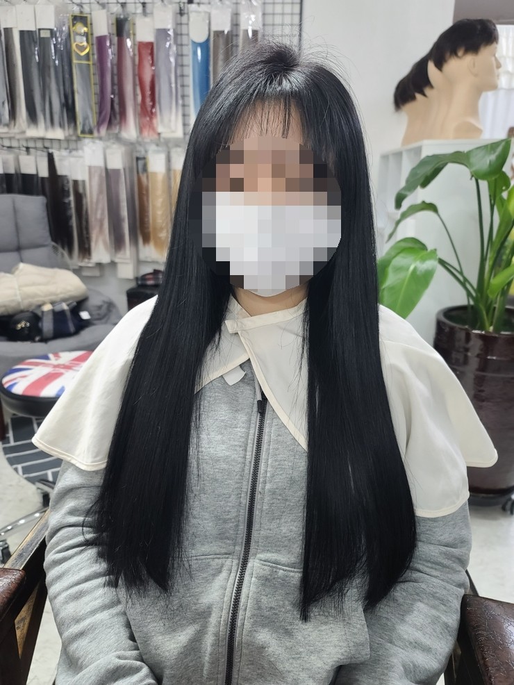 온붙임머리 이미지