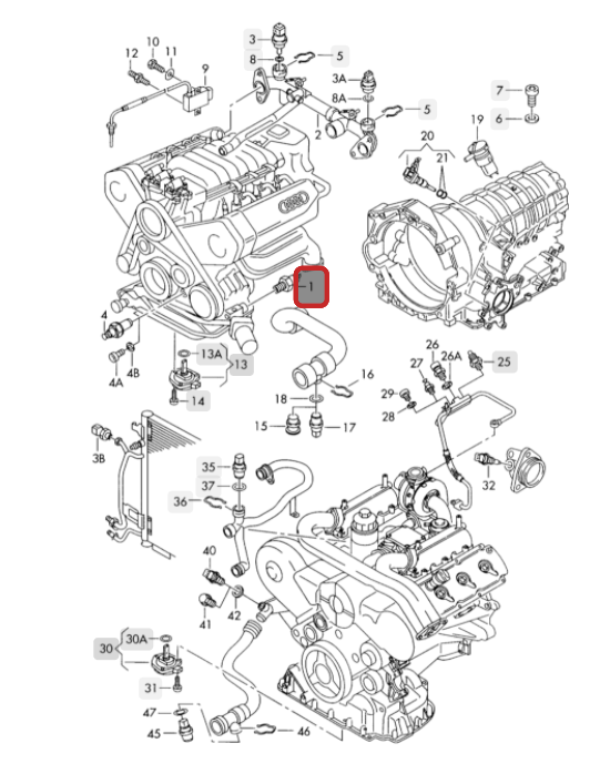 AUDI A6 2.0 / 아우디A6 오일압력스위치 / Oil pressure switch 네이버 블로그