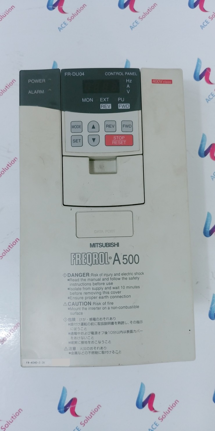 MITSUBISHI INVERTER FRA5402.2K FREQROL A500 미쯔비시 미쯔비씨 인버터 알람 고장 수리