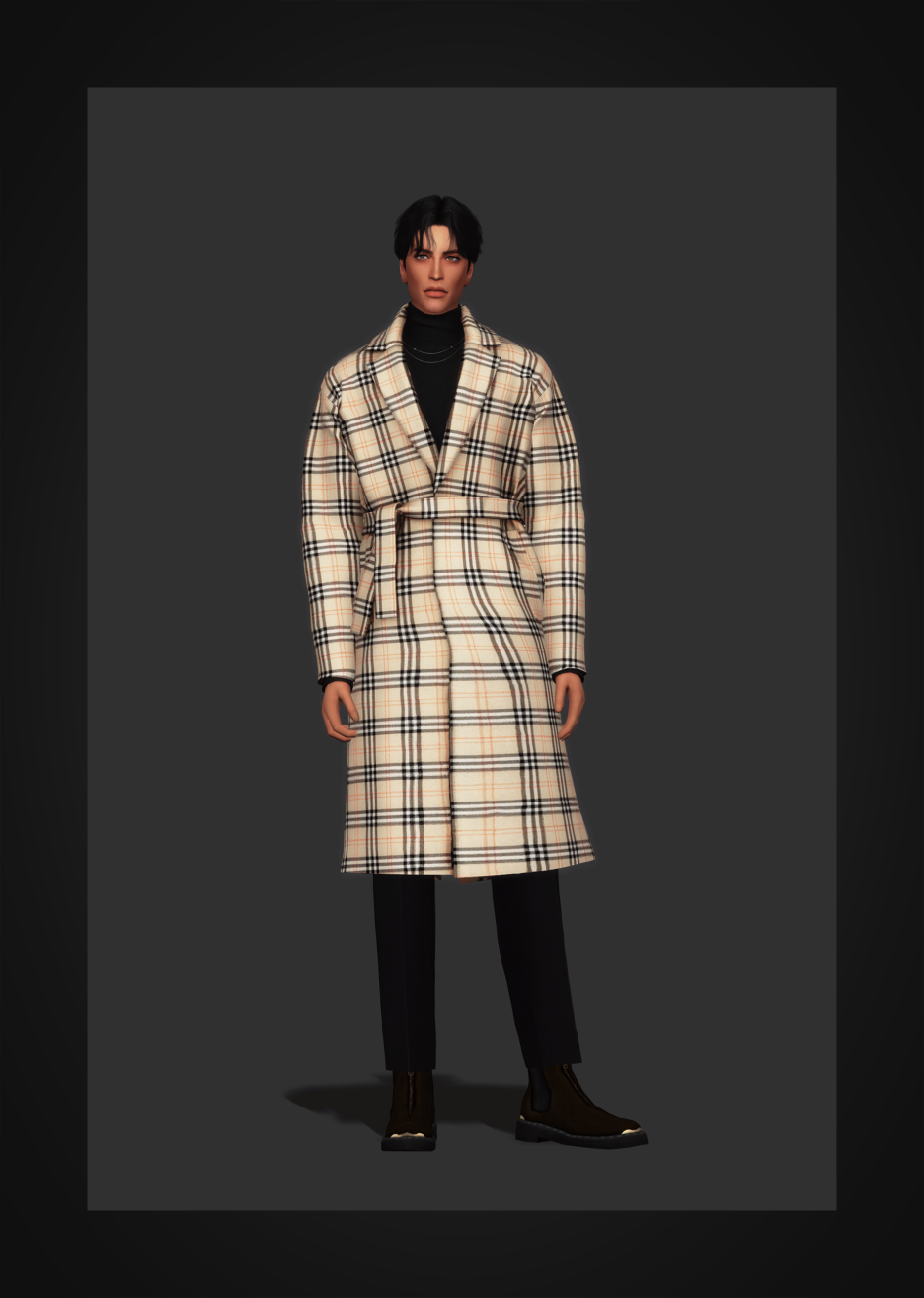 [심즈4] Robe Coat (Remake) - CC템 : 네이버 블로그