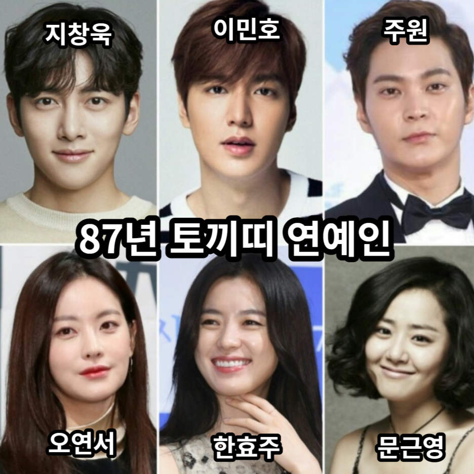 2023년 계모년 토끼띠 63년, 75년, 87년, 99년생 연예인 누가 있을까요? 토끼띠 대상 한정 CPA컬러성향분석 해드려요^^ :  네이버 블로그