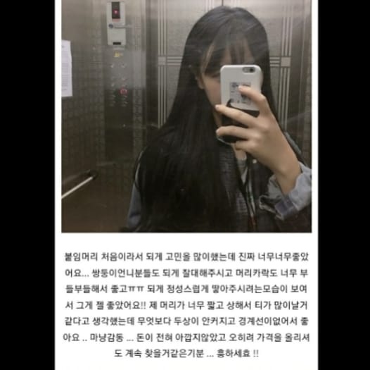 트윈스붙임머리 이미지