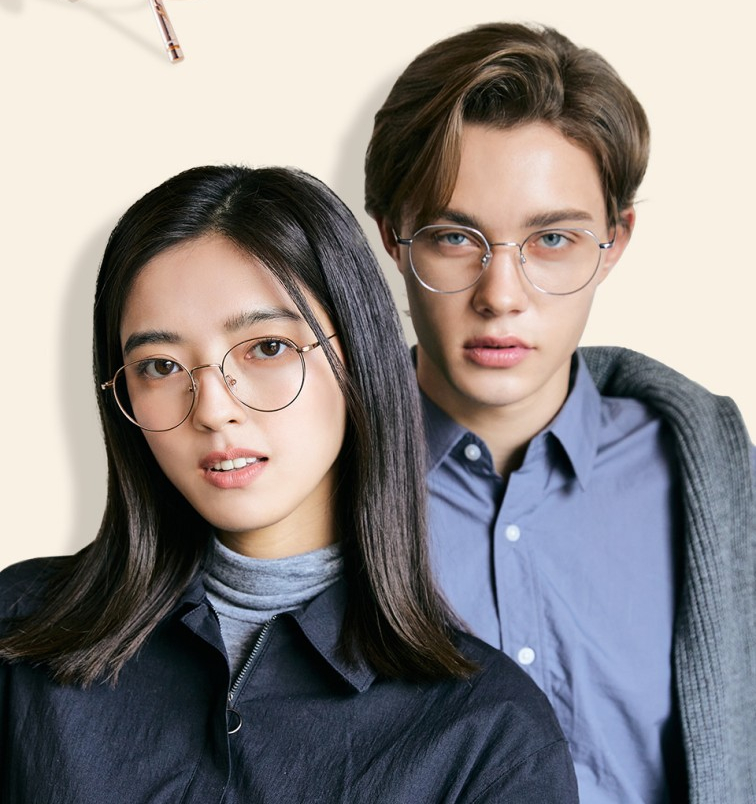 일공공일 안경콘택트 이미지