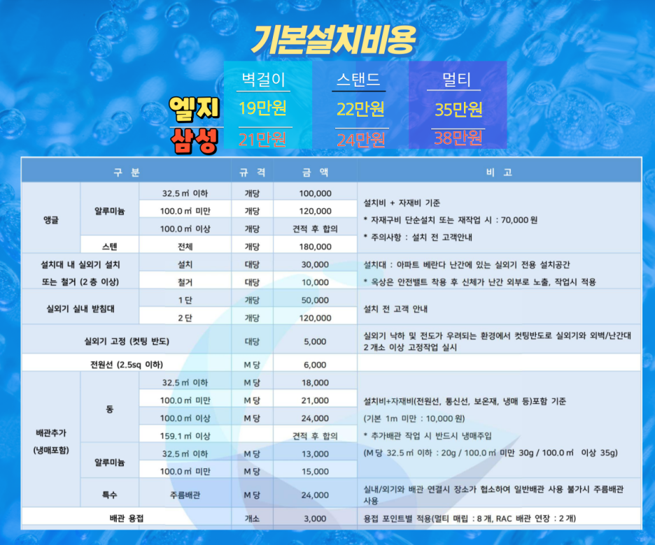 엘지냉동에어컨설치센타 이미지