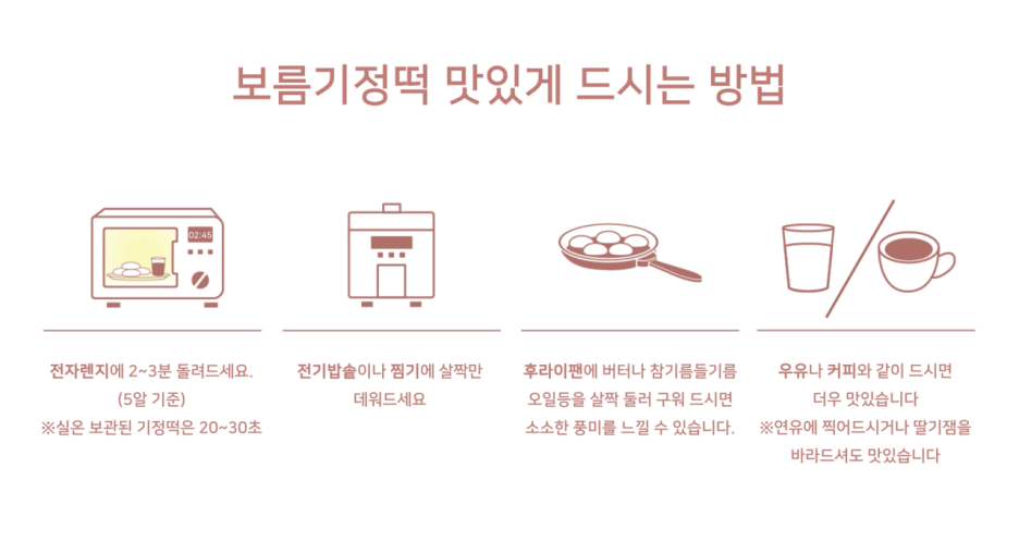 보름기정떡 이미지