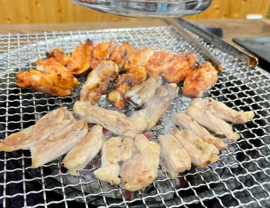 숯불과 닭갈비 이미지