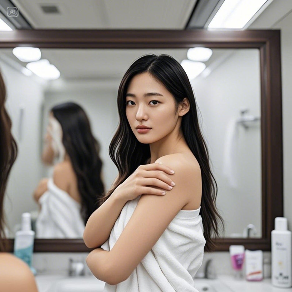 샤워_후_거울_앞에서_데오드란트를_바르는_한국_여성,_머리는_타올로_말린_상태.jpeg