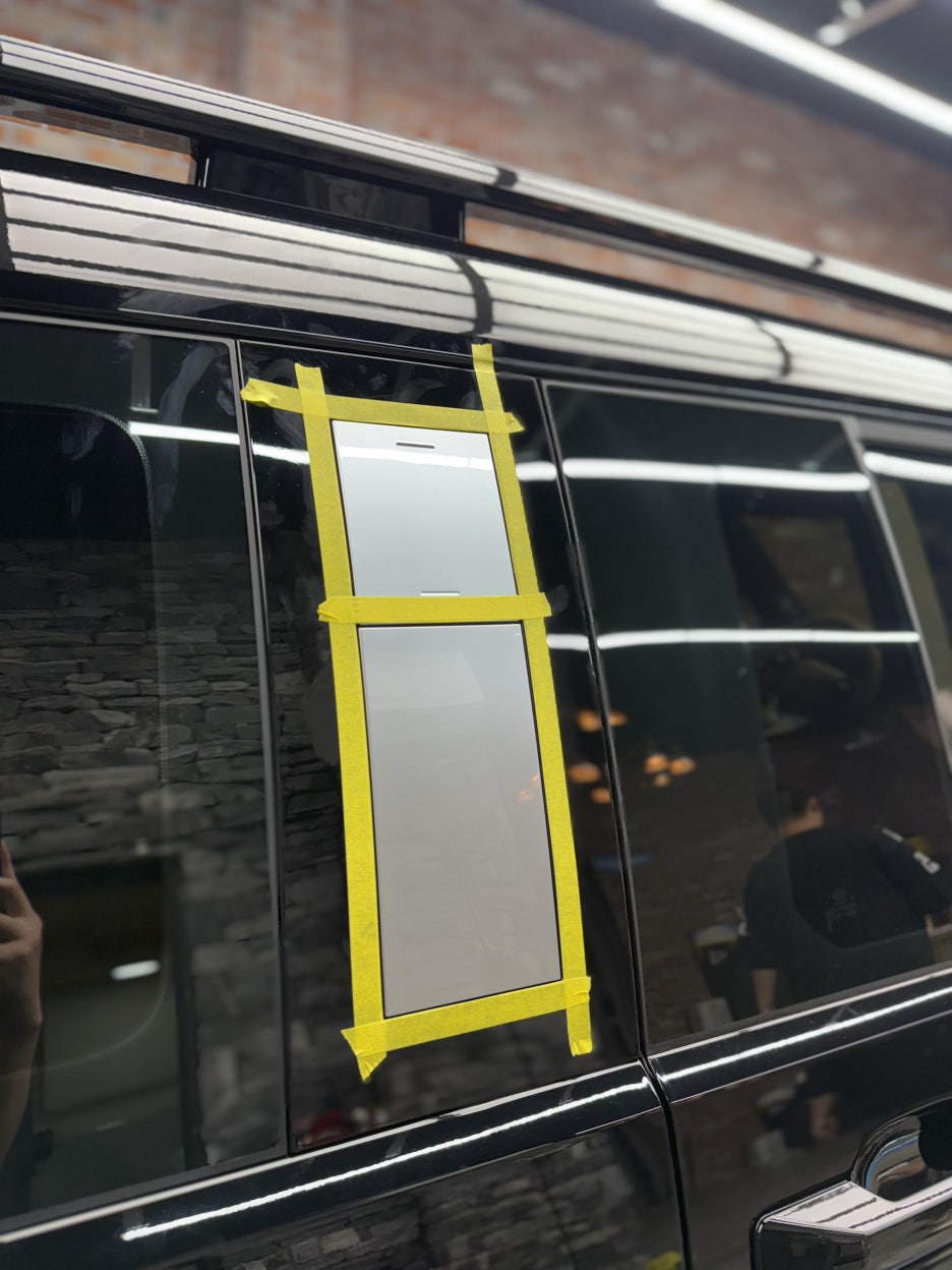 BMW X5 시공 이미지 4 — 싼타페(MX5) 전체 크롬죽이기, 휠랩핑 (동탄랩핑,오산랩핑,용인랩핑)