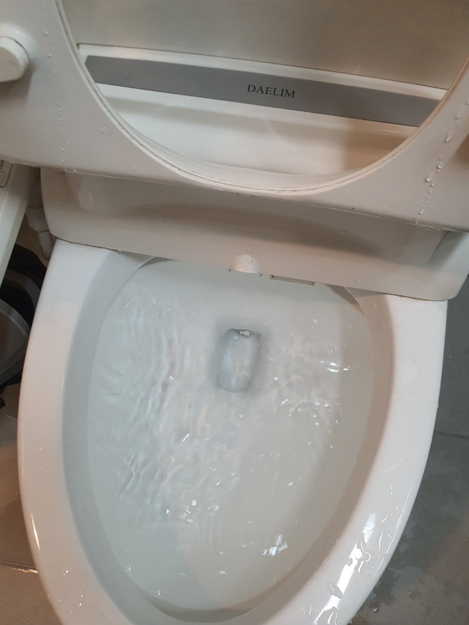 변기막힘 이미지