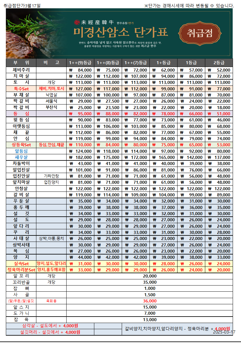 (주)한우유통 1번가 이미지