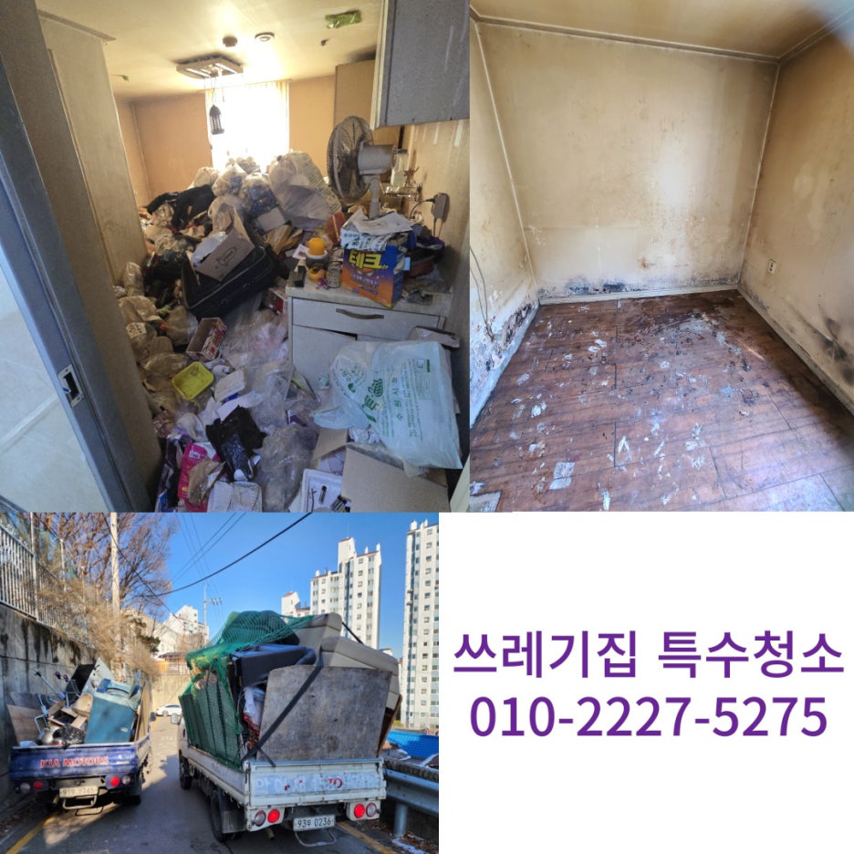 쓰레기집청소전문업체마음청소 이미지