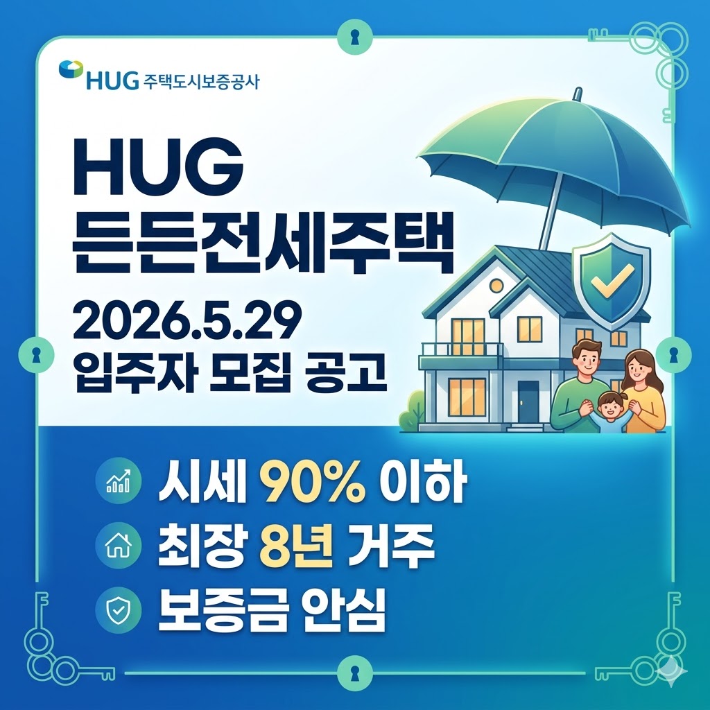 HUG 든든전세주택 관련 이미지