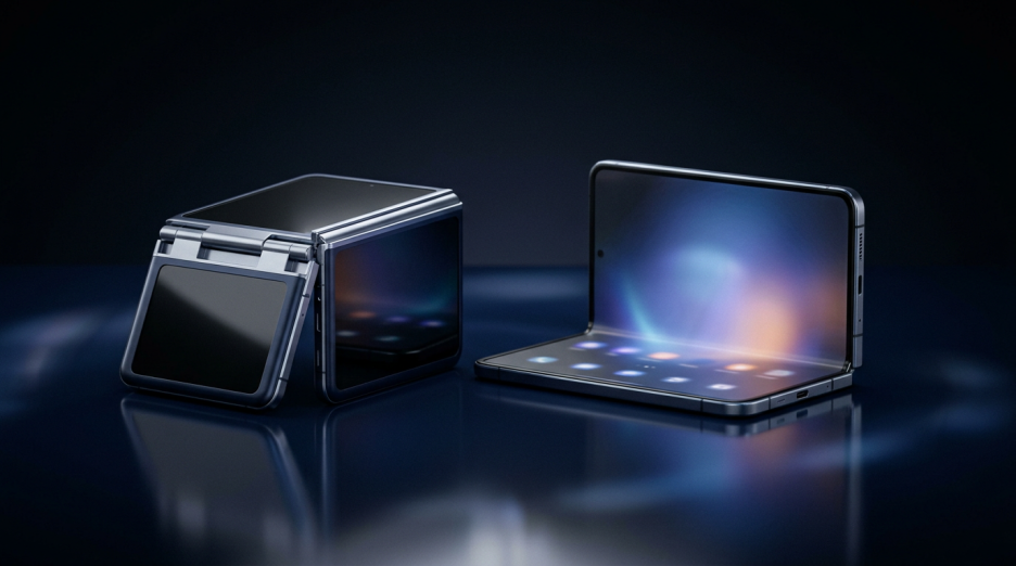 Firefly_Gemini_Flash_Two_sleek_modern_foldable_smartphones_facing_each_other.png