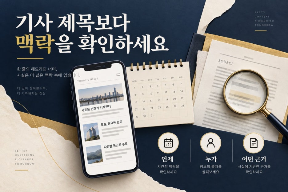 기사 날짜·발언 주체·근거 확인