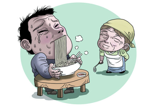 마음이 고플 때는 국수가 먹고 싶다