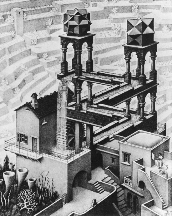 Maurits Cornelis Escher ( 에셔 1898 ~1972 ) ; 상대성 이론으…